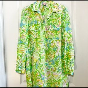 Lily Pulitzer Captiva Beach Cover Up Tunic Size M